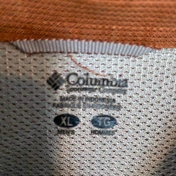 Columbia Omni-Shield Long sleeve Button Down Brown XL - Picture 2 of 5